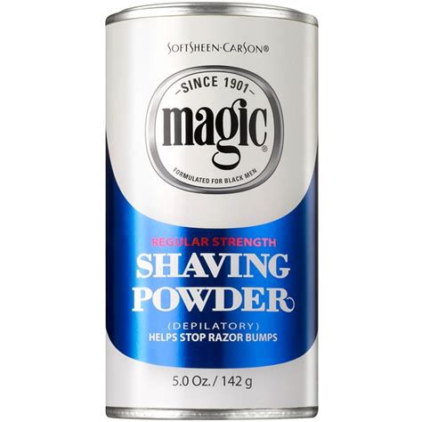Blue magci shaving powder